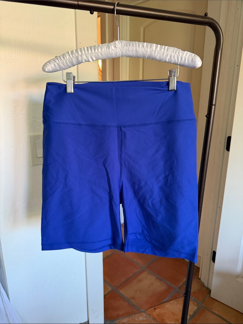 NWT WEWOREWHAT Blue Athletic Bike Shorts